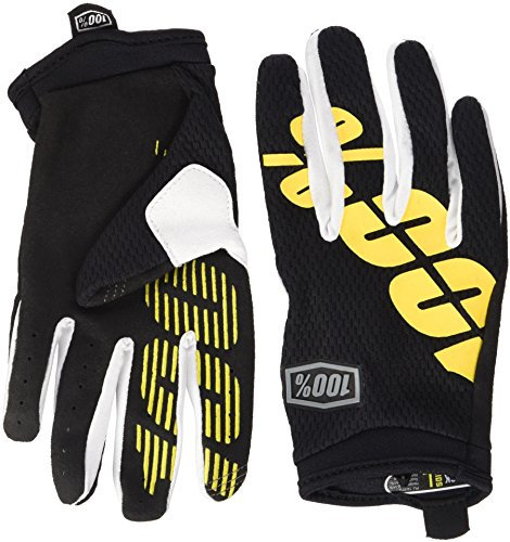 Inconnu 100% iTrack Handschuhe schwarz/neon Yellow, S