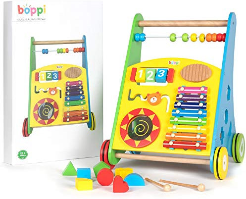 Lauflernwagen für Babys aus Holz von boppi® - Musik