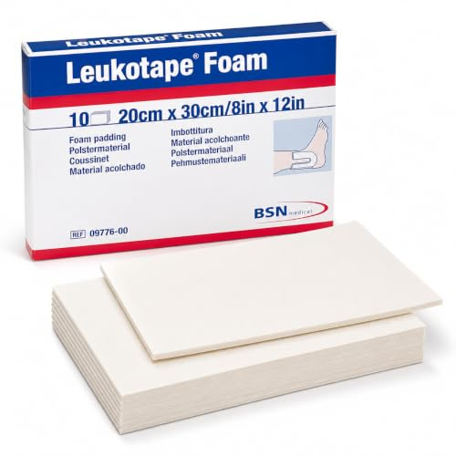 Leukotape Foam Schaumstoff Polster 20 x 30cm 10 Bögen Underwrap