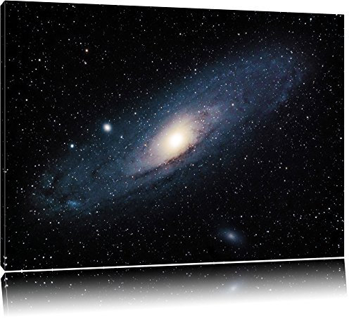 Pixxprint Sonnen im Weltall, Größe: 120x80cm, Leinwandbild, fertig gespannt, Wandbild, Dekoration, Kunstdruck, kein Poster