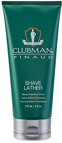 Clubman Pinaud Shaving Cream for Men – Rich, Creamy Lather for Smooth Shave, Men’s Shaving Cream, 6 fl oz
