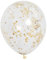 Unique Party - 49595 - Paquet de 6 Ballons Confettis - 30 cm - Or