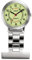 Lorus Nurses Fob Watch - Silver with Yellow Dial Unisex Silver Stainless Steel Quartz Fob Watch with Yellow Dialanalogue Display RG253CX9