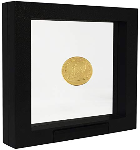 SAFE 4510 Schweberahmen schwarz 27,5x 22,5 cm - Münzrahmen - Objektrahmen - Münzständer 3D Rahmen für Ihre Münzen uvm.