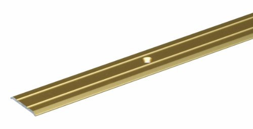 Alberts 491383 Übergangsprofil | gebohrt | Aluminium, goldfarbig eloxiert | 900 x 38 mm