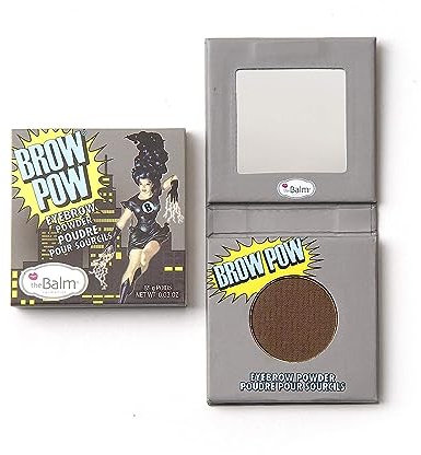 BrowPow Eyebrow Powder, Long Wearing, Dark Brown