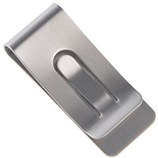 Titanio-Ti doble cara cartera dinero clip titular