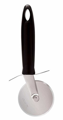 KitchenCraft Pizza Cutter Wheel, Stainless Steel with Nylon Handle, 20cm (7.8), Black