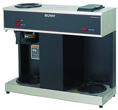 BUNN 04275.0031 VPS 12-Cup Pourover Commercial Coffee Brewer, with 3 Warming Stations (120V/60/1PH)
