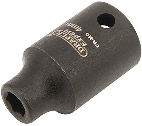 Draper 5000 1/4 Square Drive Hi-Torq 6 Point Metric Impact Socket, 4 mm Size