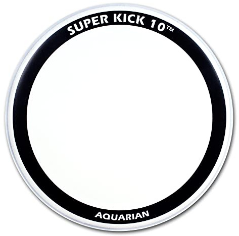 Aquarian TCSK10-20 Superkick Series - 20 inch Bass Drumhead - White Coated