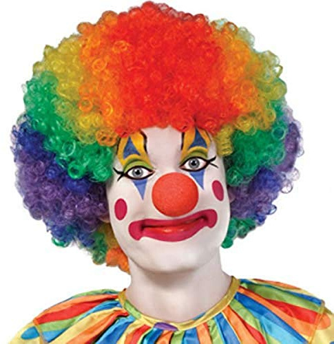 Perücke Regenbogen-Clown