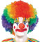Perücke Regenbogen-Clown