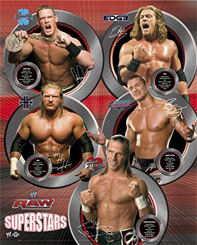 WWE – Raw Superstars – 40 x 50 cm Kunstdruck/Poster