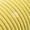 merlotti 20369 Cable eléctrico Redondo h03vv-f 2 x 0.75, Canvas Amarillo, 3 m