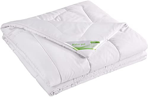 franknatur - Bettdecke Kamelhaar Sommer Baumwolle Bett waschbar Karel 135x200