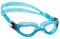 Cressi Flash - Premium Erwachsene Schwimmbrille Antibeschlag und 100% UV Schutz, Blue/Weiß - Transparent Linsen, Einheitsgröße