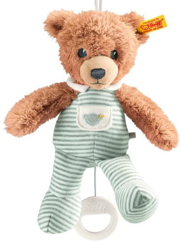 Steiff 239922 Schlaf-gut-Bär Spieluhr Plüschtier, Mehrfarbig, Medium, 20 cm