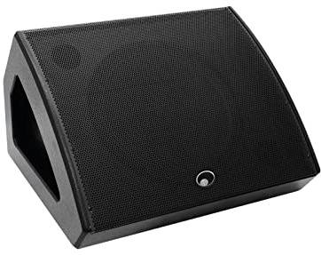 OMNITRONIC KM-115A Aktiv-Bühnenmonitor koaxial | Monitor, 15 Woofer, 1,35 Treiber, LF: 250 W RMS, HF: 50 W RMS