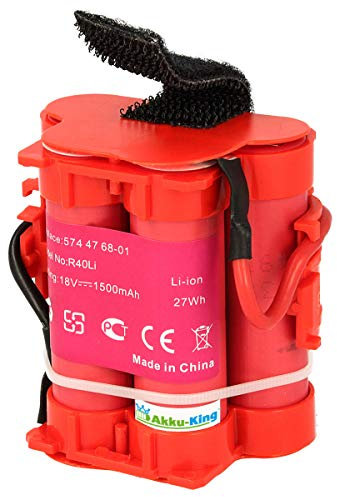 Akku-King Akku kompatibel mit Gardena 574 47 68-01, 574 47 68-03, 586 57 62-01 - Li-Ion 1500mAh - für Mähroboter R38Li, R40Li, R45Li, R50Li, R70Li, R75Li