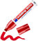 edding 800 permanent marker - red - 1 pen - chisel tip 4-12 mm - for bold markings - waterproof, quick-drying, smear-proof pens - for cardboard, plastic, wood, metal, glass and fabric
