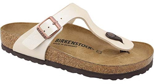 Birkenstock Gizeh BS Infradito Donna, Avorio (Graceful Pearl White/Antique Lace), 39 EU
