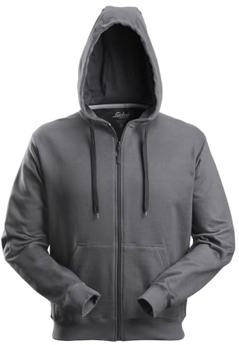 Snickers 28015800008 Size 2X-Large Zip Hoodie - Steel Grey