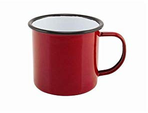 Falcon 4 X Red enamel Mug