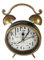 GMMH Tischuhr Nostalgie Antik Vintage Retro Metall Standuhr Dekowecker Uhr in Wecker Design (18-9 Gold)