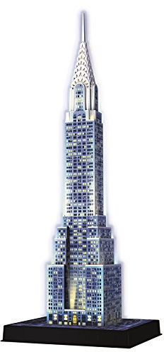 Ravensburger Chrysler Building Night Edition 3D Puzzle®, 216pc [Children's Jigsaw Puzzles]