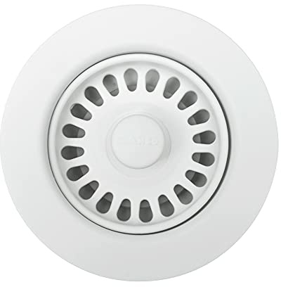 BLANCO, White 441096 Kitchen Garbage Disposal Flange, 3.5