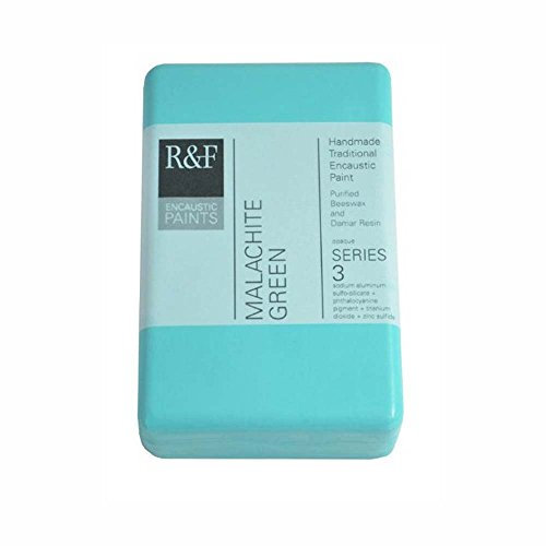 R&F Artist Encaustic Paint, Malachite Green, 333 ml