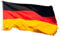Banderas de aricona – bandera de alemania resistente a la intemperie con 2 ojales de metal - bandera nacional alemana 60 x 90 cm
