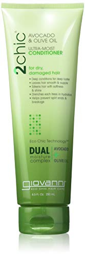 Giovanni Eco Chic Cosmetics - 2 Chic Ultra-Moist Conditioner -pflegende Feuchtigkeitspflege, wirkt gegen Frizz -250 ml