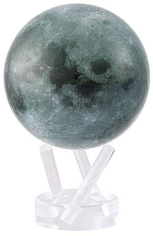 MOVA Globus Weltraumserie Mond 6 mit Sockel, solarbetriebener rotierender Globus, einzigartiges Geschenk und Heim- oder Schreibtischdekoration für Männer, Frauen, Kinder