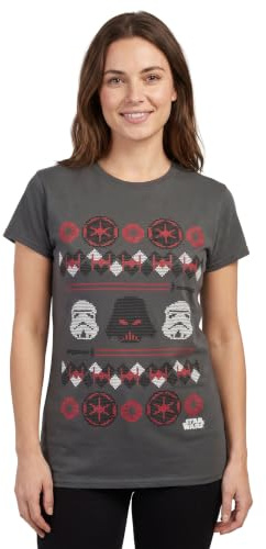 Star Wars Darth Vader Fair Isle Christmas Women's T-Shirt