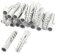 Sourcingmap M12 x 60mm Plastic Anchors Lag Expansion Nails Plugs Screws 25 Pcs