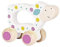 Goki 55906 Animales para empujar, Tortuga y oveja Ziehspielzeug, braun