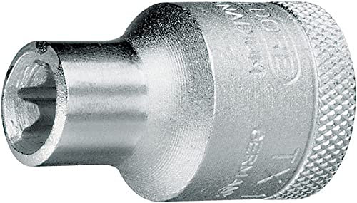 GEDORE Steckschlüsseleinsatz 1/2 Zoll Außen-TORX E11, 1 Stück, TX 19 E11