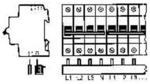 abb-entrelec 2 cdl240101r1060 – Block Stangen PS4/60