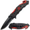 Tac Force Erwachsene TF-723FD Taschenmesser, Schwarz, L