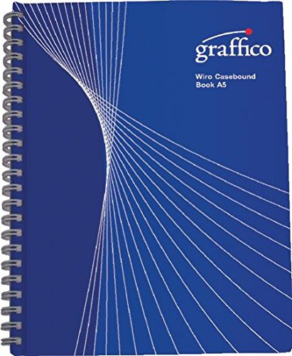 GRAFFICO A5 Twin Wire Board Cover Notebook of 160 Pages (Pack of 1)