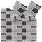 CelinaTex Style Bettwäsche 155 x 220 cm 4teilig Mikrofaser Fleece Bettbezug Denise gestreift grau schwarz