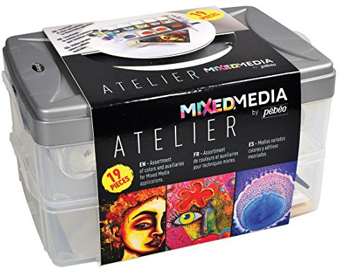Pebeo Mixed Media Atelier Workbox (19 Pieces)