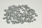 Creativery 100 Dekosteine Herzen 1,2 cm (grau - Silber 077) // Streudeko Tischdeko Kunststoffherzen Steine PVC Acryl 12mm