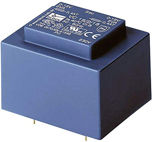 BLOCK VC 16/2/6 Printtransformator 1 x 230 V 2 x 6 V/AC 16 VA 1.33 A