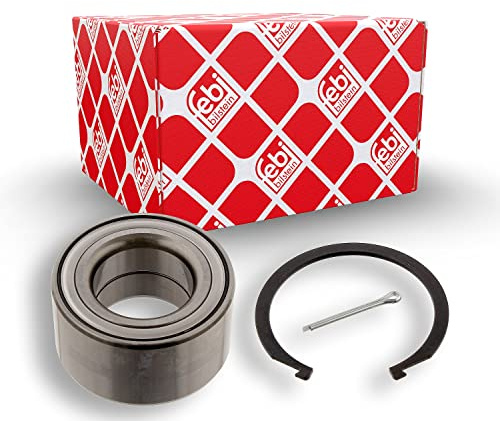 febi bilstein 31183 Radlagersatz mit Sicherungsring und Splint, 1 Stück | Kompatibel mit: HYUNDAI ACCENT II, ACCENT II Stufenheck, ACCENT III, ACCENT III Stufenheck, COUPE I, LANTRA II