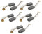 sourcing map – ® 5 pares de 14 mm x 8 mm x 5 mm motor escobillas de carbono para herramienta eléctrica