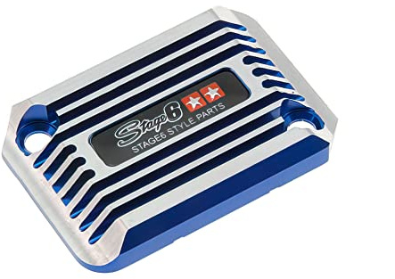 Bremszylinder Abdeckung Stage6 CNC cooling style MBK Nitro / Aerox / Benelli Blau
