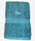Krings Fashion Duschtuch 70 x 140 cm - Namen nach Wunsch auswählbar - Hochwertig Besticktes Handtuch - 100% Baumwolle - Lagune- Stickfarbe wählbar